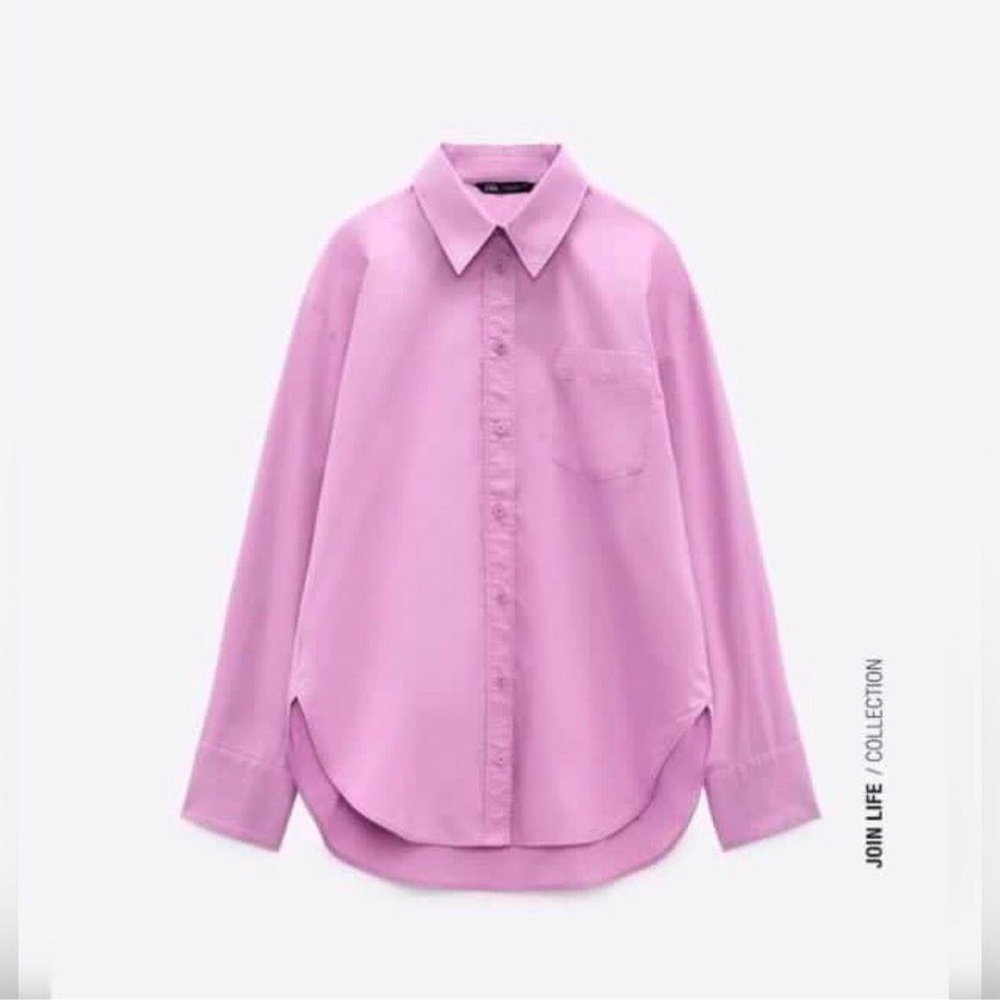 Pink Button-Up Shirt